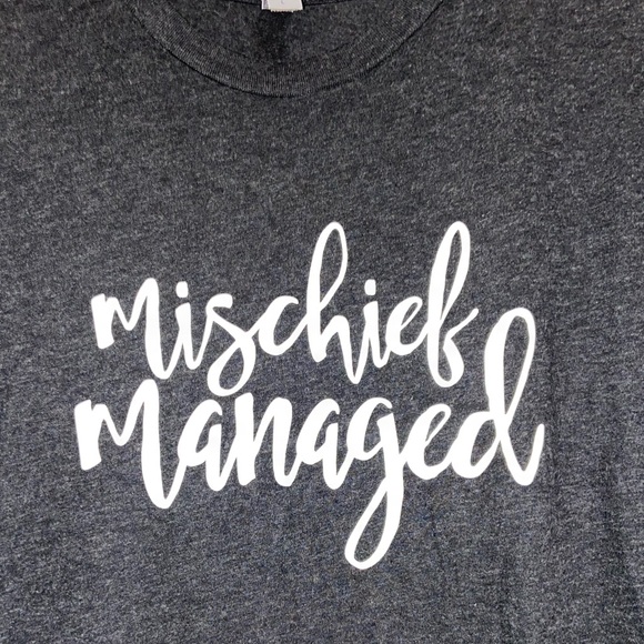 Harry Potter Mischief Managed Etsy Shirt - Picture 2 of 4